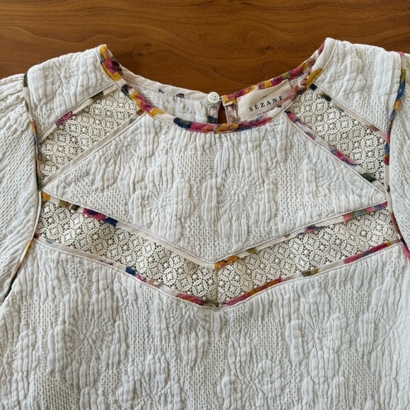 Sezane Natalia Blouse Size EU 38 US 6 - Picture 4 of 14